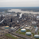 This March 8, 2018, photo shows the Shell Norco oil refinery along the Mississippi River in Norco, Louisiana